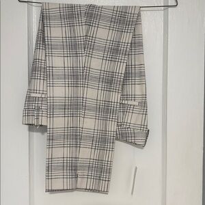 Ann Taylor Checkered Pants - Black and White